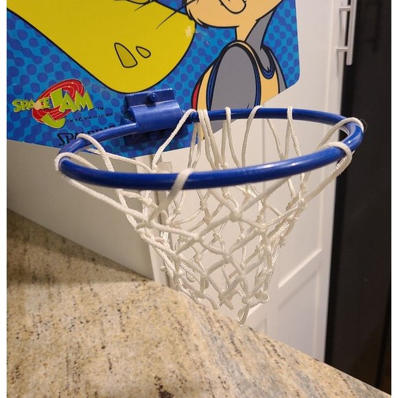 vintage 1996 Warner Brothers Space Jam Bugs Basketball Goal Net Hoop SPALDING - Picture 2 of 12